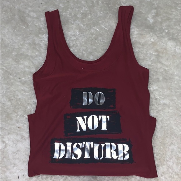Do not disturb tank top - Picture 1 of 1